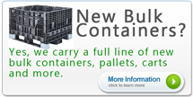 Reusable Plastic Bulk Containers Pallets Carts Handheld Totes
